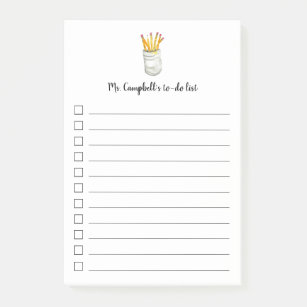To Do List Post It Notes Zazzle