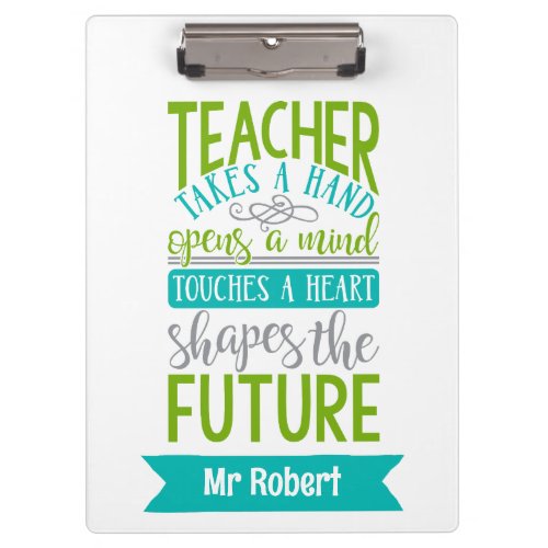 Personalized Teacher Clipboards Shapes the Future