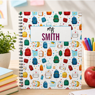 Personalized Teacher – Custom Name Back to school Notebook