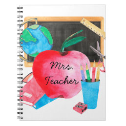 Personalized Teacher Custom School Notebook