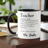 Personalized Teacher Definition Appreciation