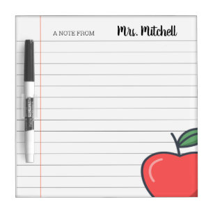 Personalized Teacher Dry Erase Board