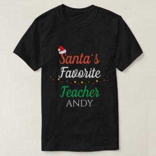 Personalized Teacher Funny Christmas Quote T-Shirt