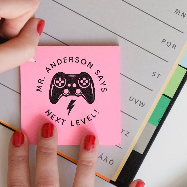 Personalized Teacher Gamer Stamp Back to School (Creator Uploaded)