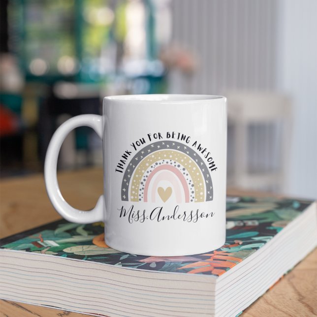 Personalized Teacher Gift, Custom Teacher Gift Coffee Mug (Creator Uploaded)