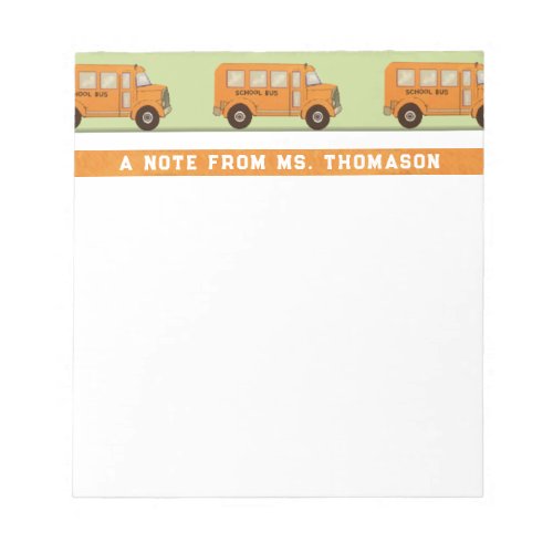 Personalized Teacher Gift Ideas Notepad
