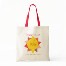 Personalized teacher gift tote - 2016