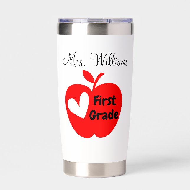 Personalized Teacher Graduation Gift Back 2 School Insulated Tumbler (Front)