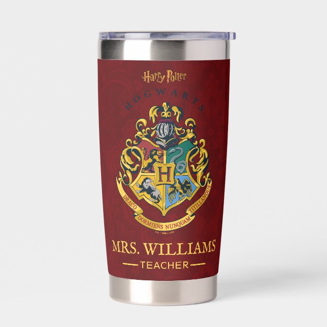 Personalized Teacher | HARRY POTTER™ Badge Insulated Tumbler (Left)