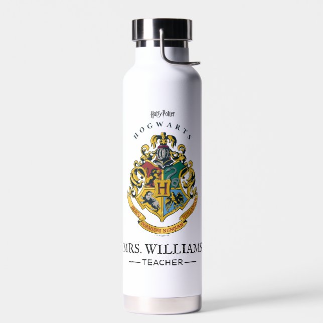 Personalized Teacher | HARRY POTTER™ Badge Water Bottle (Left)