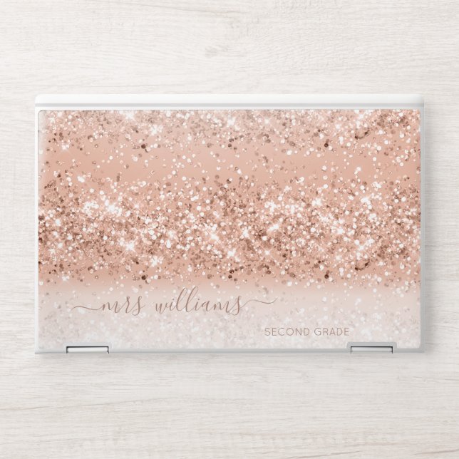 Personalized Teacher HP Laptop Skin (Front)