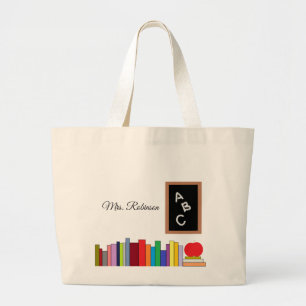 Personalized Teacher Jumbo Tote Bag