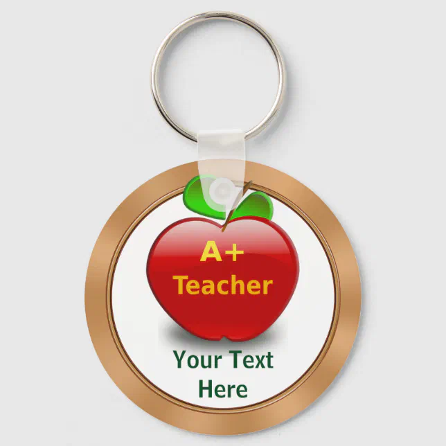 Personalized Teacher Keychains No Minimum or BULK Zazzle
