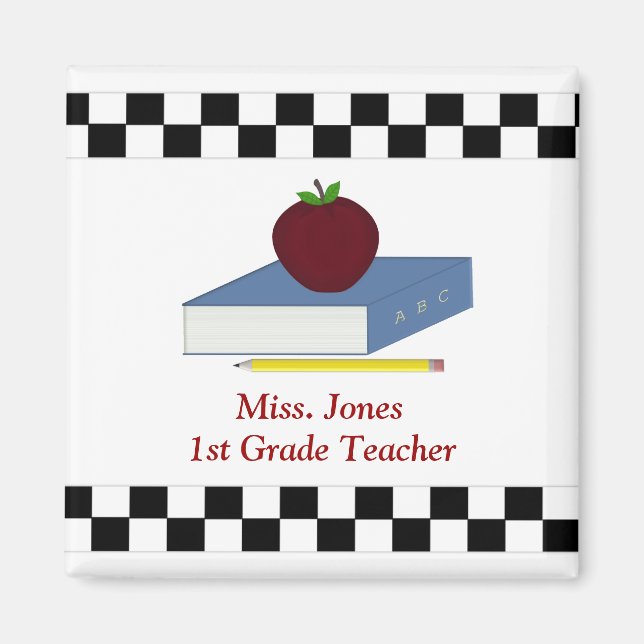 Personalized Teacher Magnet (Front)
