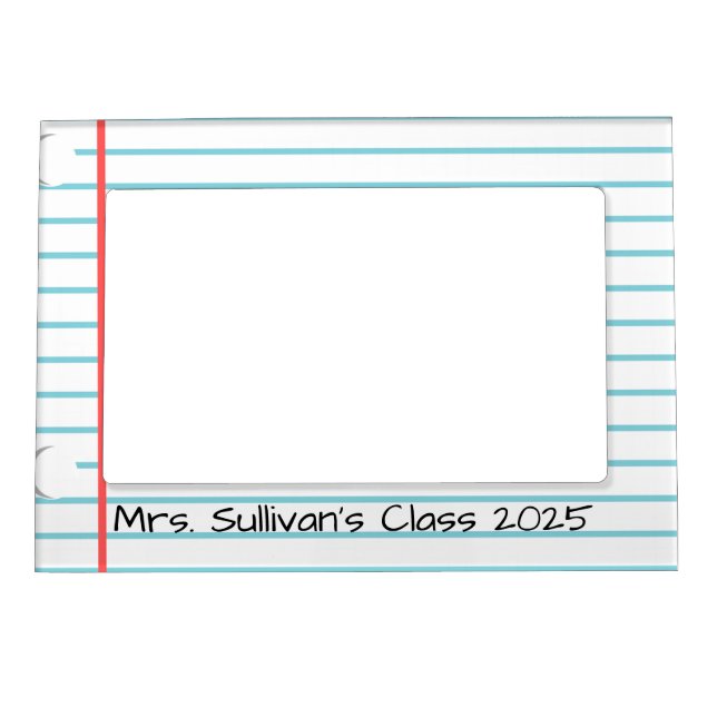Personalized Teacher  Magnetic Frame (Front)