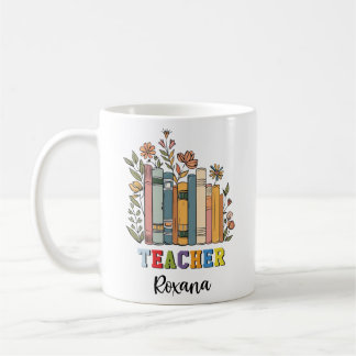 personalized teacher mug, custom teacher mug, cup
