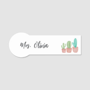 Personalized Teacher Name Tag