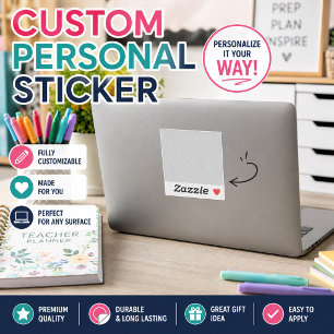 Personalized Teacher Name Vinyl Sticker