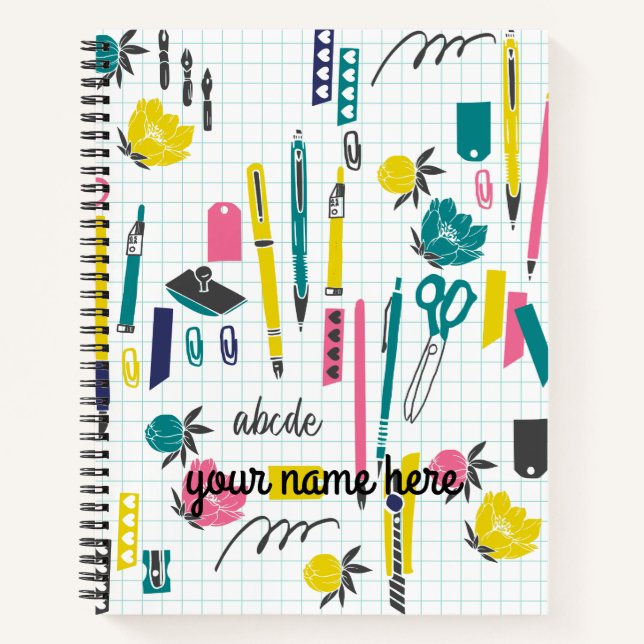 Personalized Teacher Notebook (Front)