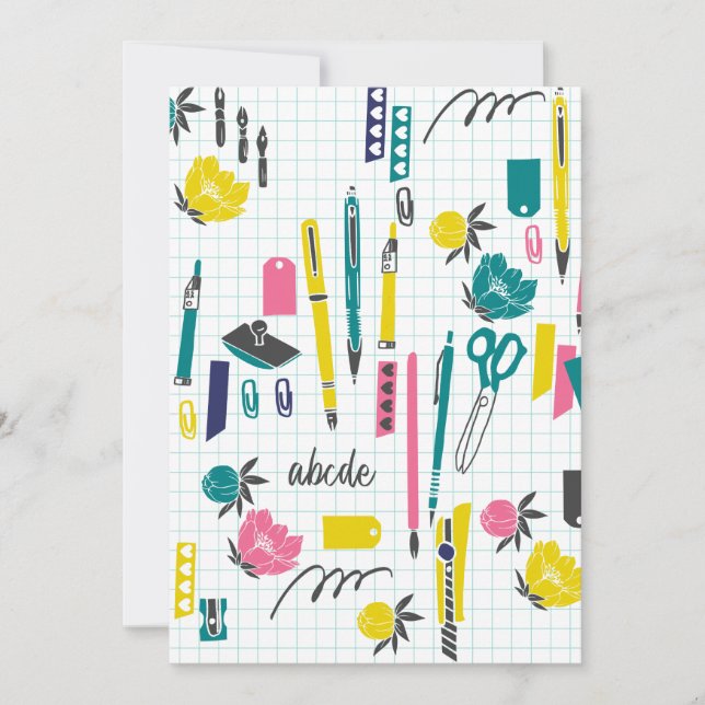 Personalized Teacher Notecards (Front)