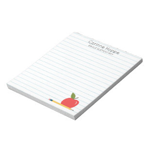 Personalized Teacher Notepad