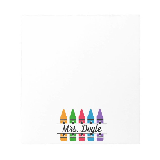 Personalized Teacher Notepad (Front)
