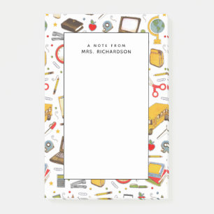 Personalized Teacher Novelty Gifts Post-it Notes