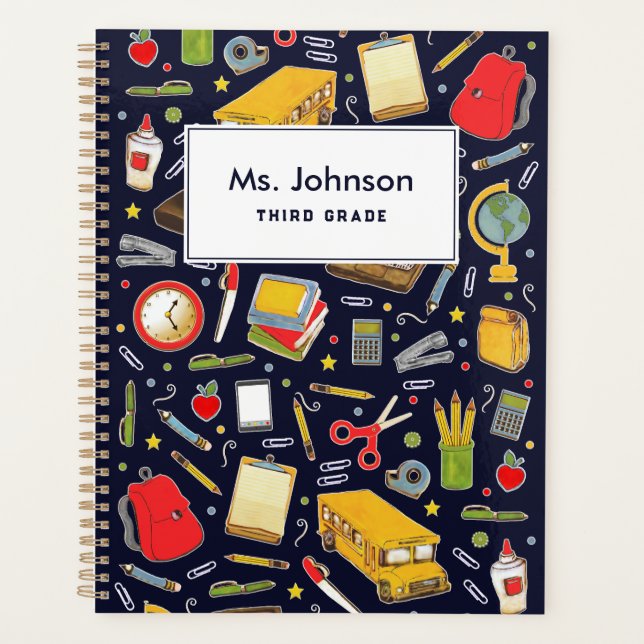Personalized Teacher Planner (Front)