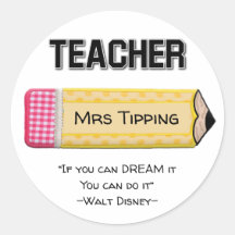 Personalized Teacher Quote Design