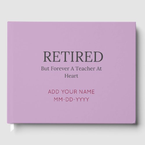Personalized Teacher Retirement Minimalist Memory 