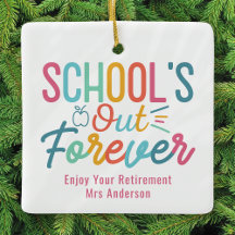 Personalized Teacher Retirement School's Out