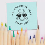 Personalized Teacher Stamp Back to School Gift<br><div class="desc">Personalized Teacher Stamp Back to School Gift - name stamp</div>