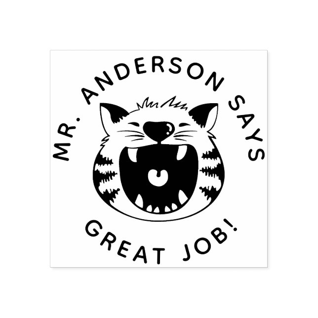 Personalized Teacher Stamp Back to School Gift (Imprint)