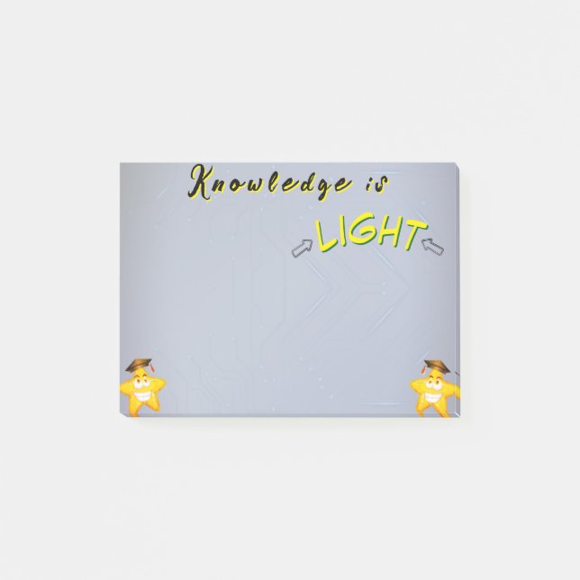 Personalized Teacher Student Notebook, Post-it Not Post-it Notes (Front)