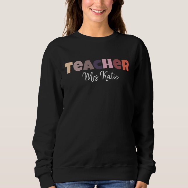 Personalized Teacher Sweatshirt (Front)