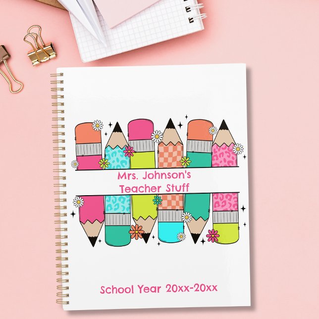 Personalized Teacher Themed Monthly Planner  (Creator Uploaded)