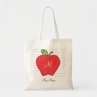Personalized Teacher Tote Bag