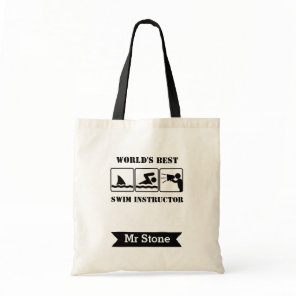Personalized Teacher Tote Bags (Swim Instructor)