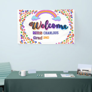 Personalized Teacher Welcome Sign Custom Mrs Cla