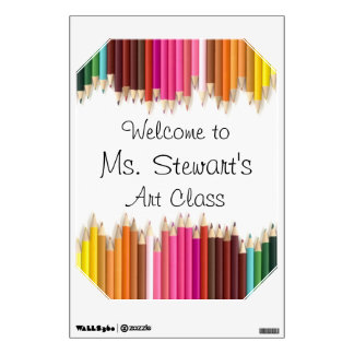 Personalized Teacher's Art Class Wall Sticker
