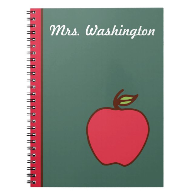 Personalized Teacher's Chalkboard Notebook (Front)