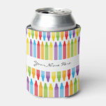 Personalized Teacher&#39;s Crayons Can Cooler at Zazzle