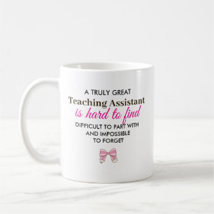Personalized Teaching Assistant Appreciation Gift Coffee Mug