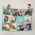 Personalized Teal 11 Photo Collage