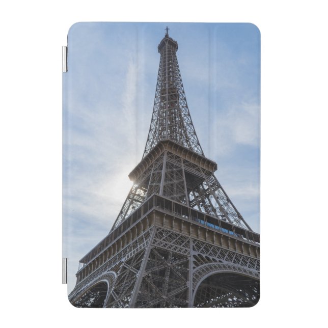 Personalized Teal Blue Tiffany Eiffel Tower iPad A Mini Cover (Front)