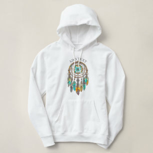 Personalized Teal Dreamcatcher Mystical Hoodie