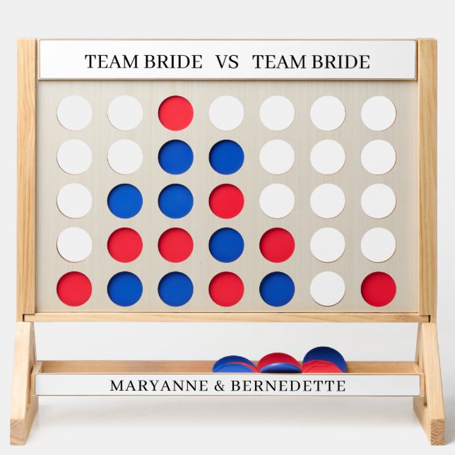 Personalized Team Bride vs Team Bride Fast Four (Front)