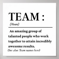 Personalized Team definition best team ever