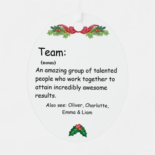 Personalized Team Definition employee appreciation