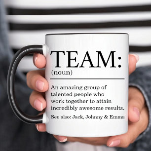 Personalized TEAM Definition Mug